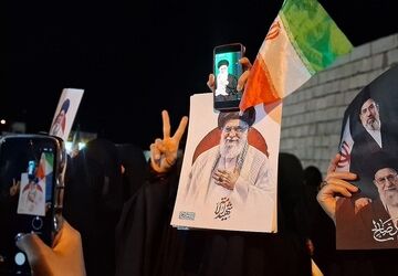 طوفان امید در خیابان‌های شهر باشت در سی دومین شامگاه عزاداری و مقاومت