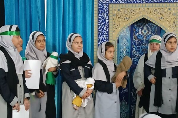  مراسم شهادت حضرت فاطمه زهرا(س) در مدارس بهارستان‌دو