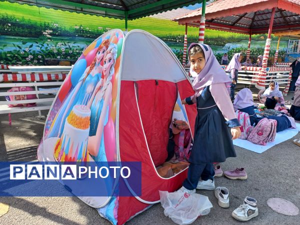 برگزاری اردوی حیاطی و جشن آخر سال در دبستان دخترانه شاهد تحقیقی ناحیه ۶
