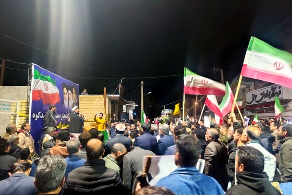 راهپیمایی باشکوه مردم شهید پرور انوج