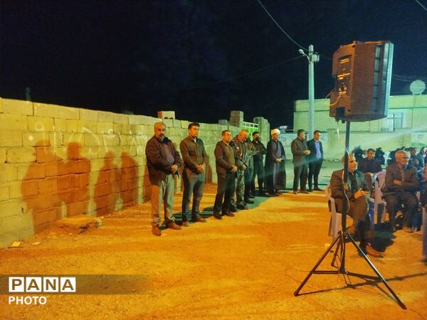 راهپیمایی شبانه در حمایت از نیروی‌های مسلح کشور 
