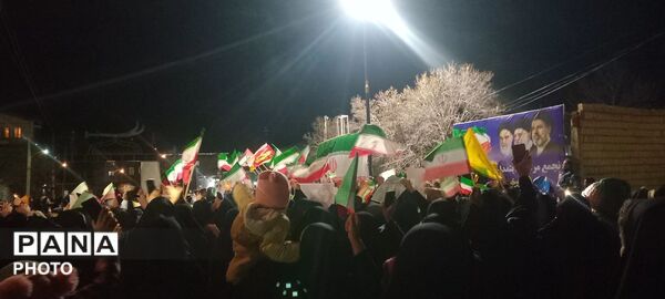 راهپیمایی باشکوه مردم شهید پرور انوج