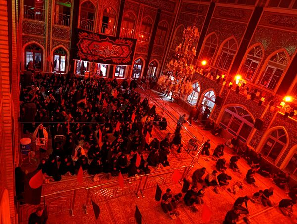 برگزاری مراسم شب سوم عزاداری اباعبدالله(ع) در تکیه ابوالفضلی نیشابور