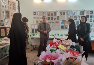 برگزاری نمایشگاه ماها در هنرستان بصیرت آشخانه