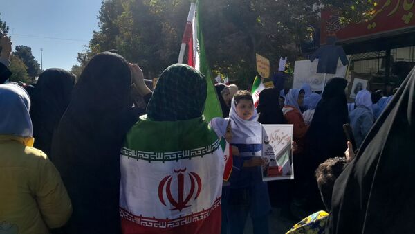 راهپیمایی ۱۳آبان در نیشابور 
