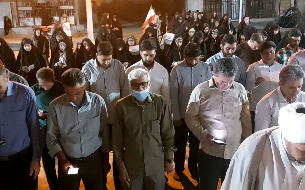 مراسم گرامیداشت قیام ۱۵ خرداد در حاجی‌آباد