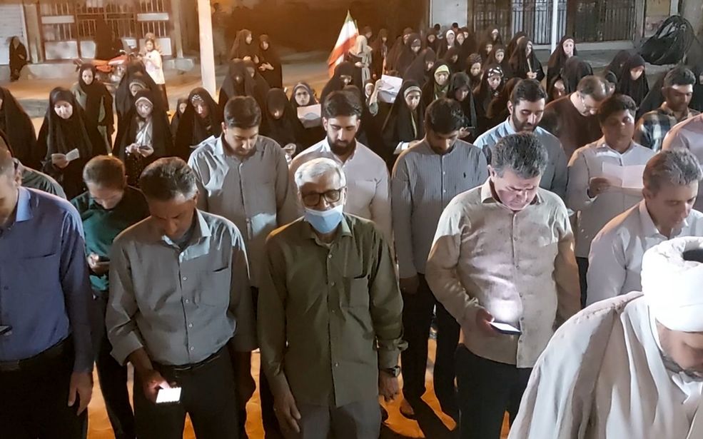 مراسم گرامیداشت قیام ۱۵ خرداد در حاجی‌آباد