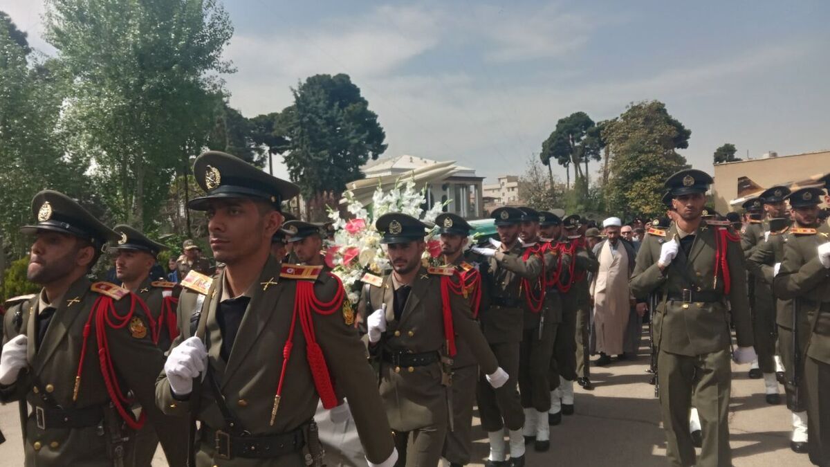 مراسم تشییع پیکر امیر «چگینی» برگزار شد