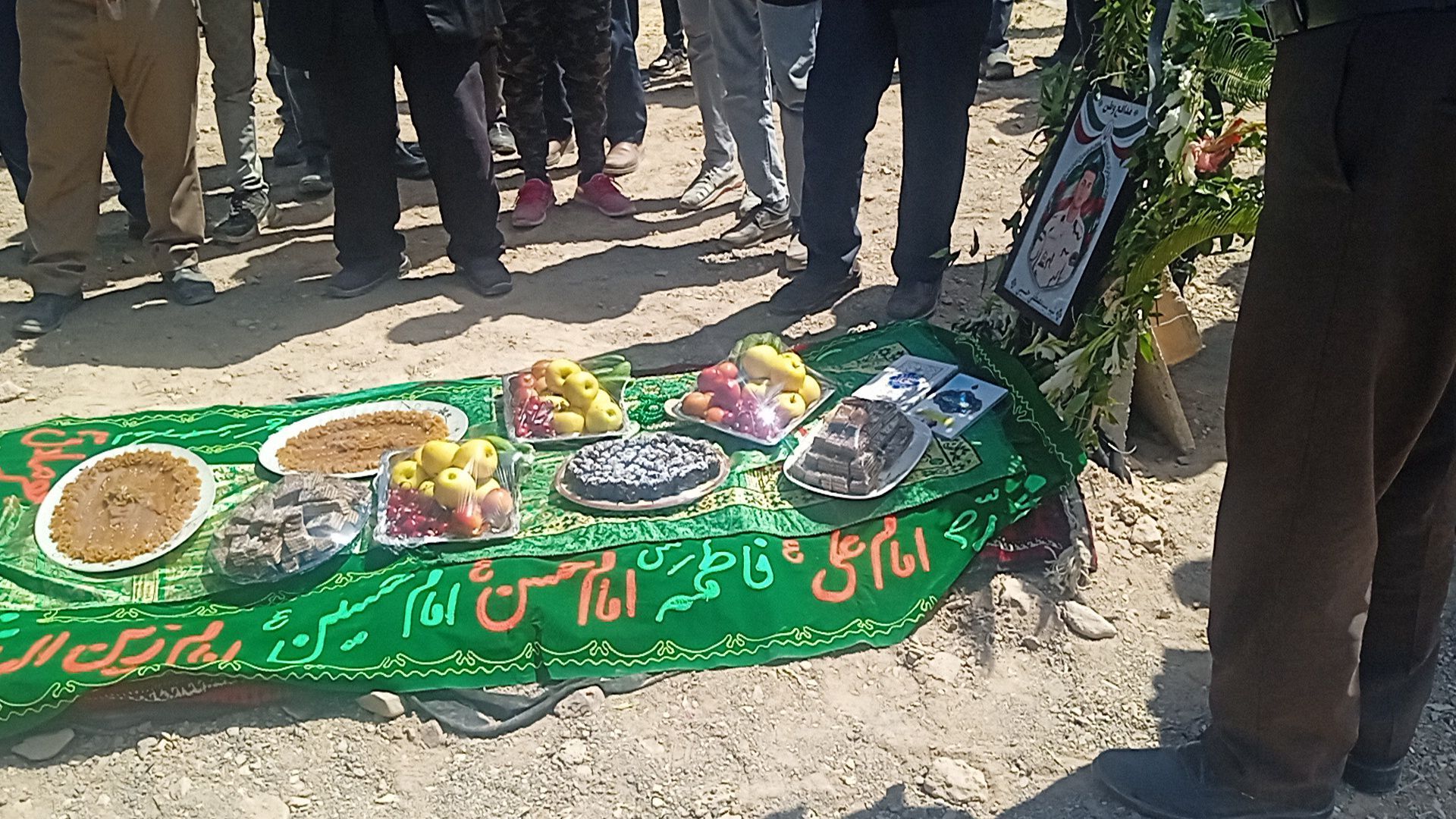 مراسم ختم شهید مصطفی حسینی در روستای سید آباد 