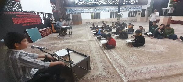 جلسه قرآنی و آموزش تخصصی قرائت قرآن کریم شهدای فدافن