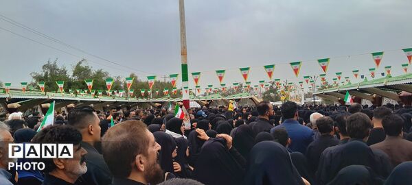تشییع پیکر مطهر شهیده فاطمه طاهری فرد 