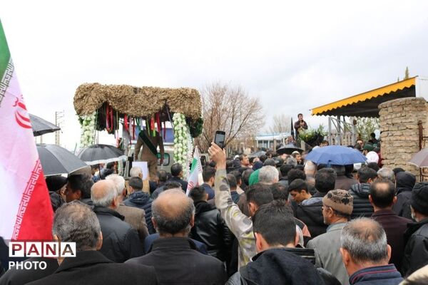 تشییع با شکوه چهار شهید وطن از دیار مرند با حضور مدیرکل آموزش و پرورش آذربایجان شرقی 