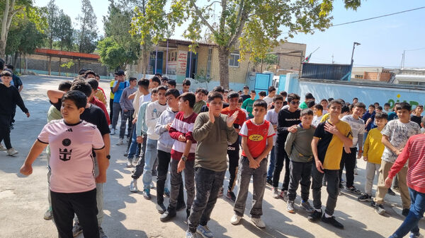 برپایی موکب دانش‌آموزان مدرسه نمونه دولتی پژوهش در جشن میلاد امام حسن عسکری (ع)