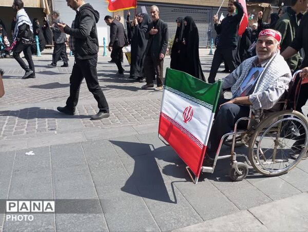 راهپیمایی روز قدس در شهر جهانی یزد