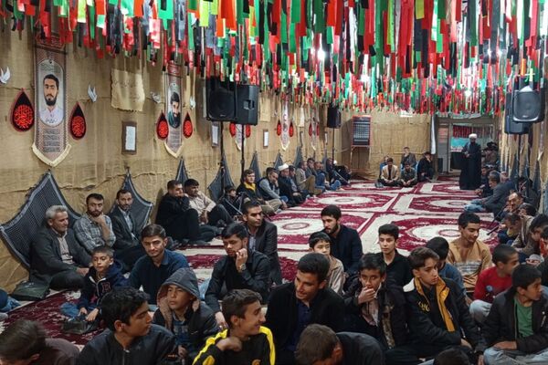 همایش عزاداری فاطمیه در حوزه علمیه شهرستان لردگان