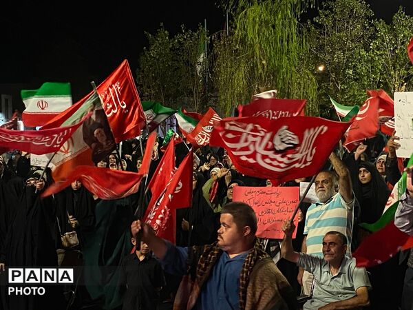 اجتماع مردم پیشوا در خونخواهی رهبر شهیدشان