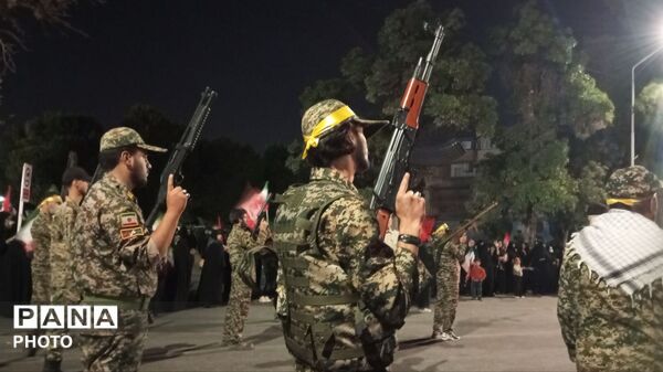 رزمایش «جان‌فدا»؛ نمایش آمادگی مردم نیشابور برای دفاع از کشور