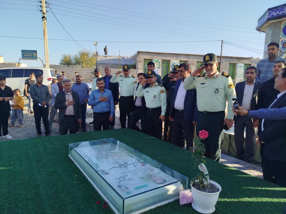مراسم دومین سالگرد شهادت سرهنگ دوم سعید مریدی 