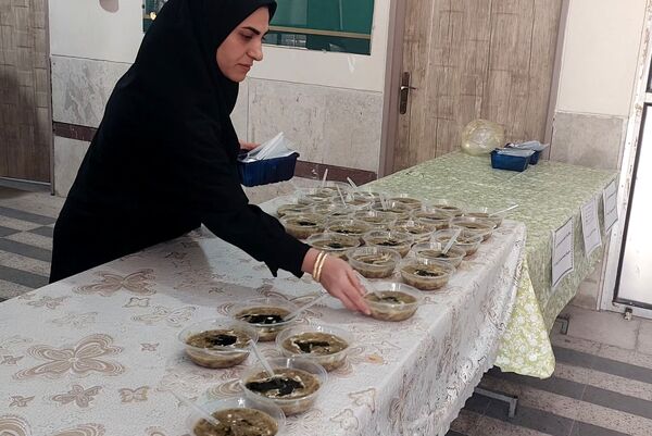 برپایی موکب شهادت حضرت زهرا(س) در دبیرستان شهید محمدتقی دستغیب ناحیه ۳ 