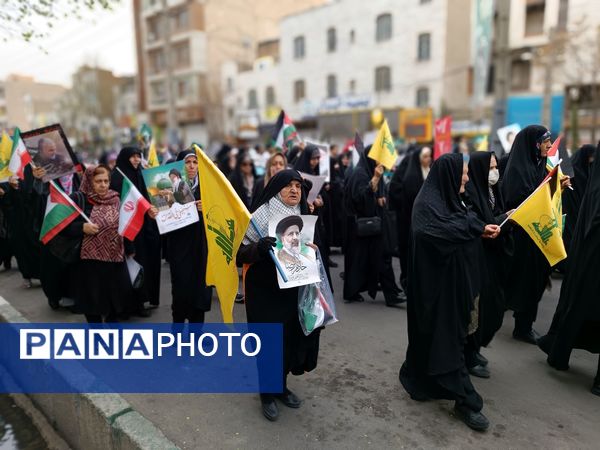 حضور پر شور مردم شهرستان قدس در راهپیمایی روز قدس