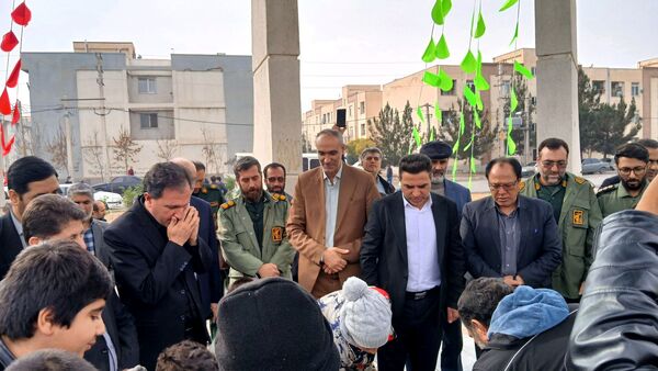 نخستین سالگرد تدفین شهید گمنام در مسجد ولیعصر(عج) نظرآباد