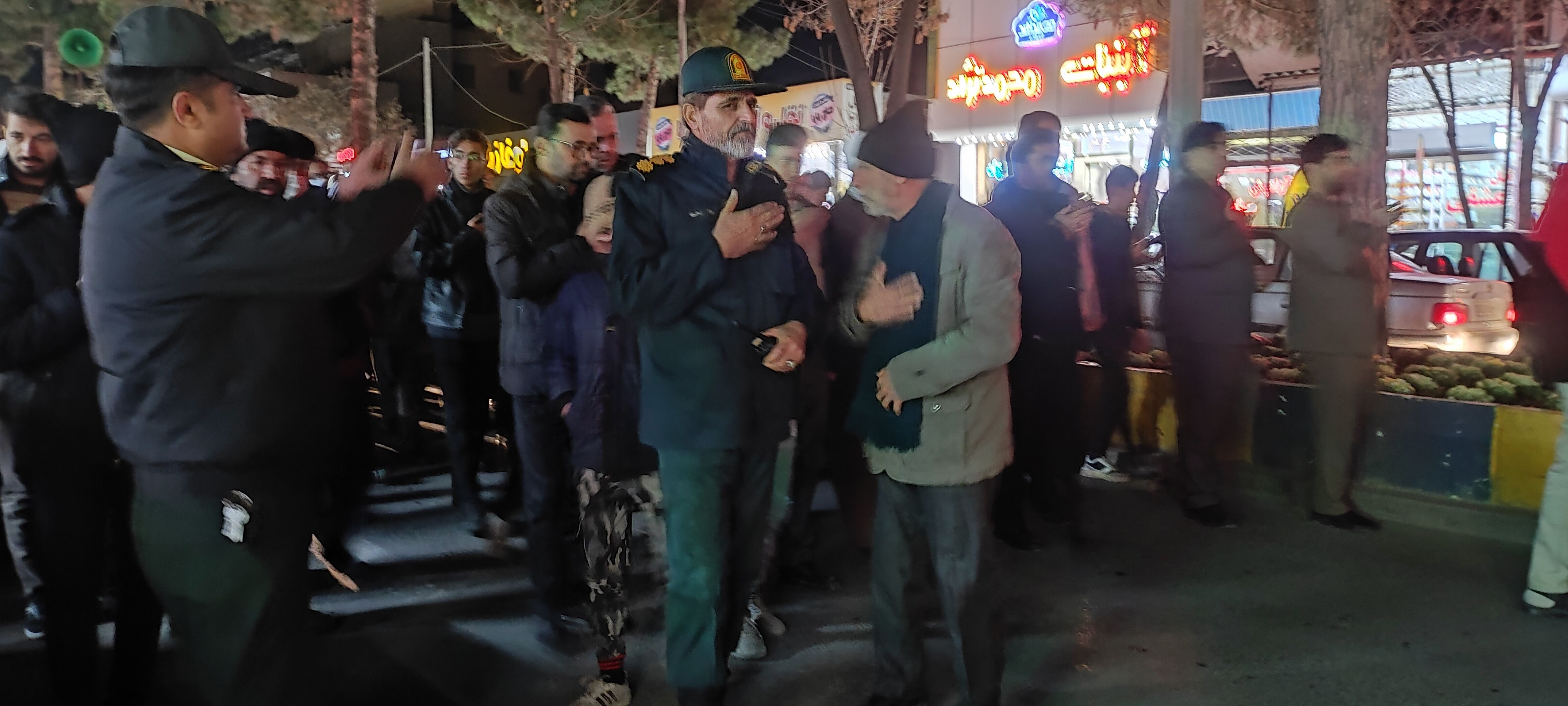 مراسم تشییع نمادین فاطمه زهرا(س)  در مسجد محمد رسول الله(ص) شهرستان شیروان