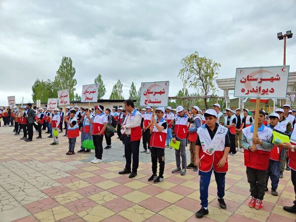 برگزاری دوازدهمین دوره المپیاد دادرس هلال احمر کردستان