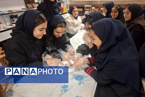 کارگاه تشریح قلب برای دانش آموزان فرزانگان شهرستان ملارد