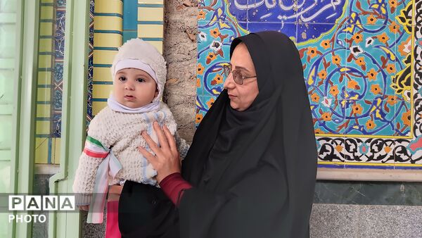 مراسم گرامیداشت چهلم امام شهید در گلزار شهدای  شهر بار نیشابور-۱