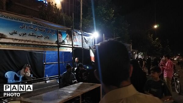 موکب شهدای روستای آهوان در صد و پنجمین شب 