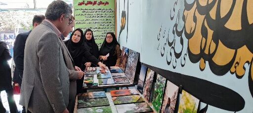 نمایشگاه هنرهای دستی و نمایشگاه کسب و کار دانش‌آموزی در هنرستان ثمین شهرستان سملقان