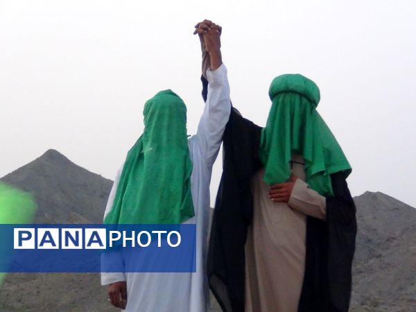 بازسازی واقعه عظیم «غدیر خم» در شهرستان بشاگرد 