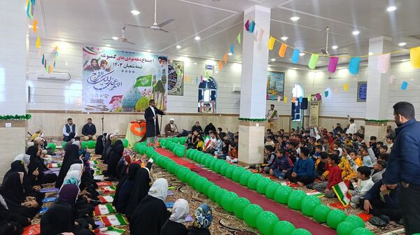 جشن نیمه شعبان باحضور دهه نودی‌های روستای گمبوعه بزرگ