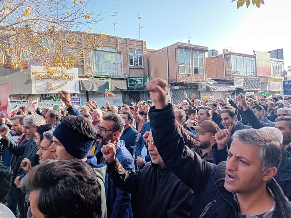 راهپیمایی میثاق با ولایت و محکوم نمودن اغتشاشات گروه های تروریستی در کاشمر