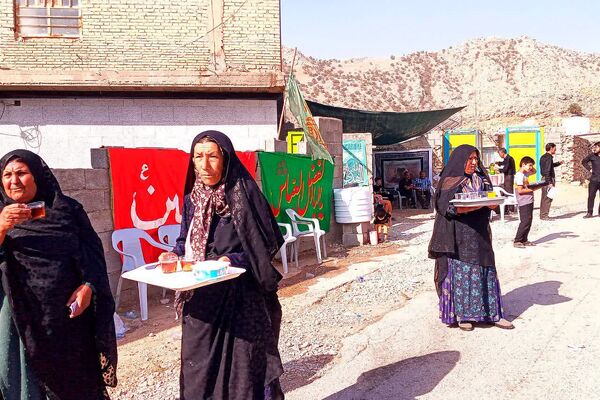 پذیرایی موکب‌ها از جاماندگان اربعین حسینی در شهرستان باشت