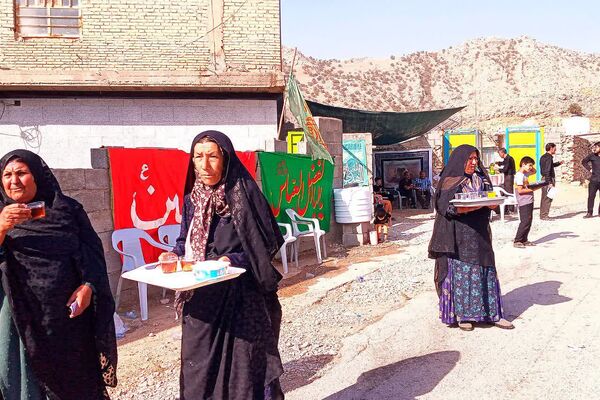 پذیرایی موکب‌ها از جاماندگان اربعین حسینی در شهرستان باشت