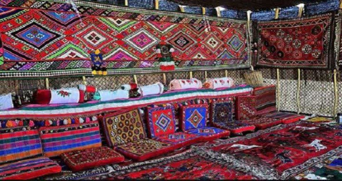 گلیم، گچمه و سیاه‌چادر از صنایع دستی شناخته شده کهگیلویه و بویراحمد است