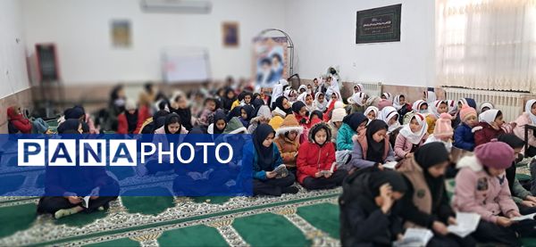 قرائت دعای توسل در آموزشگاه شهید رزمی خلیل آباد 