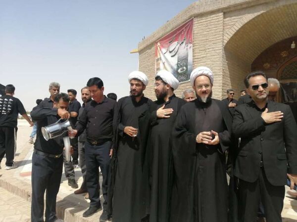 امامزاده سین حسن روستای میرآباد، میزبان مسئولان شهرستان خلیل‌آباد