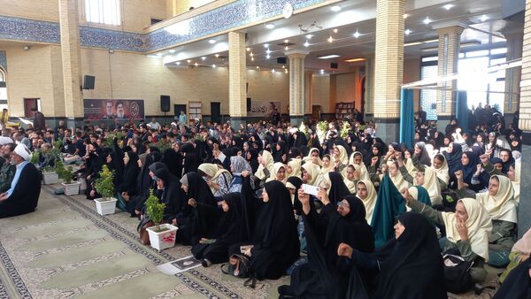 مراسم بزرگداشت مجاهد شهید سیدحسن نصرالله در مسجد خاتم‌الانبیا شهرستان ملارد