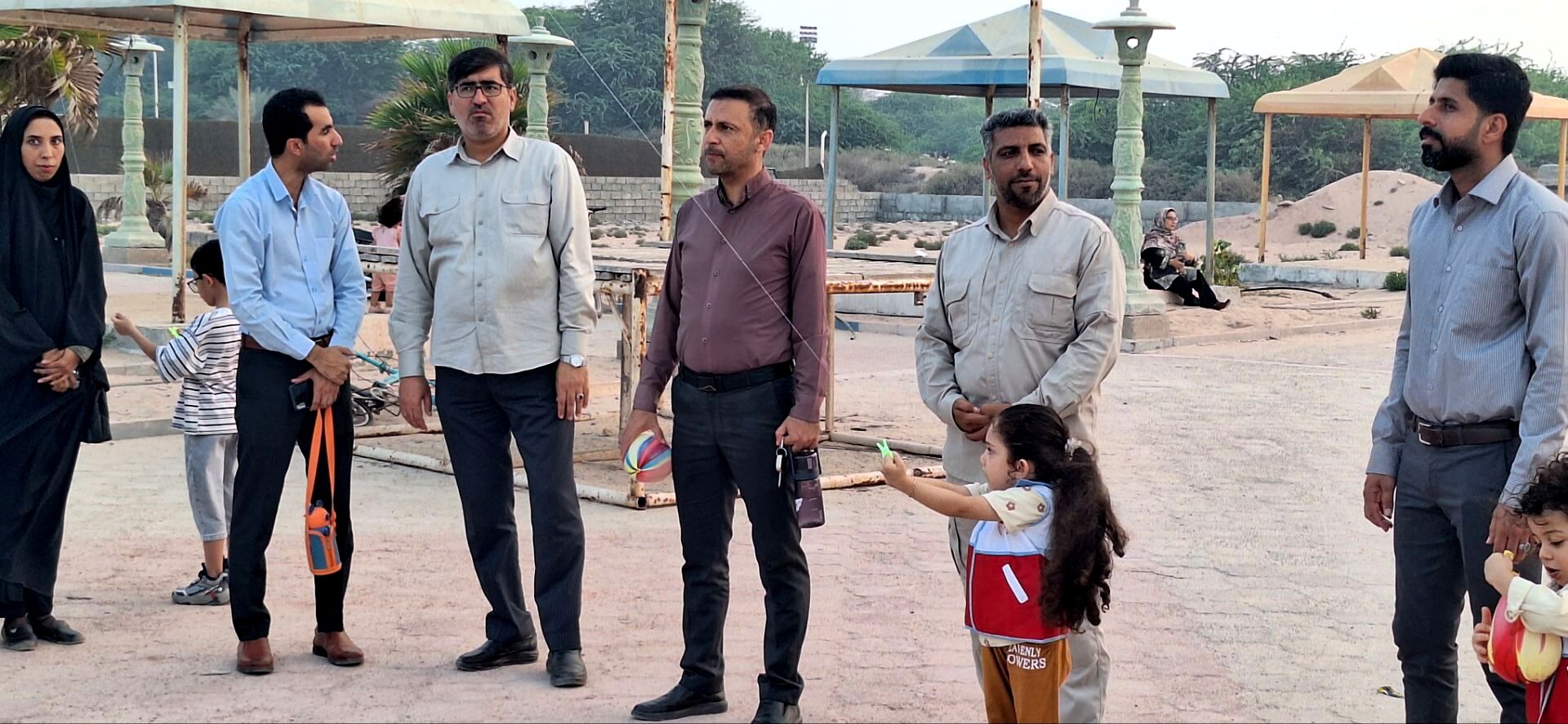 جشن بادبادک با حضور مسئولین محلی در جزیره بوموسی برگزار شد