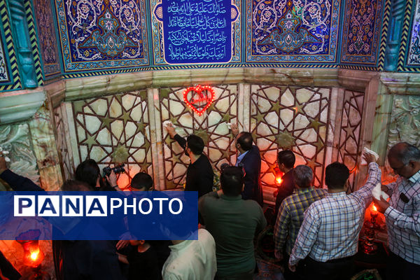 آیین «عهد عاشقی» با حضور اصحاب رسانه در مسجد جمکران