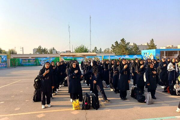 مراسم وفات حضرت معصومه(س) در دبیرستان الغدیر قیامدشت ری یک