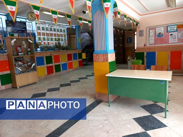 بازسازی و نوسازی مدرسه ستایش شهرستان ملارد در آستانه بازگشایی مدارس