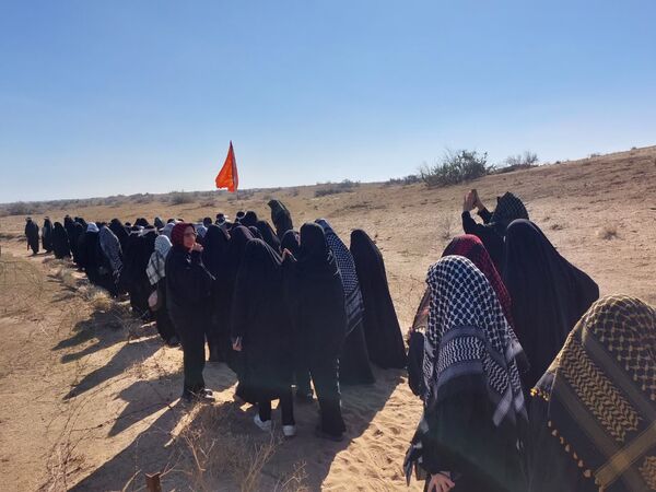 سفر دانش‌آموزان دختر ناحیه۶ مشهد به راهیان نور