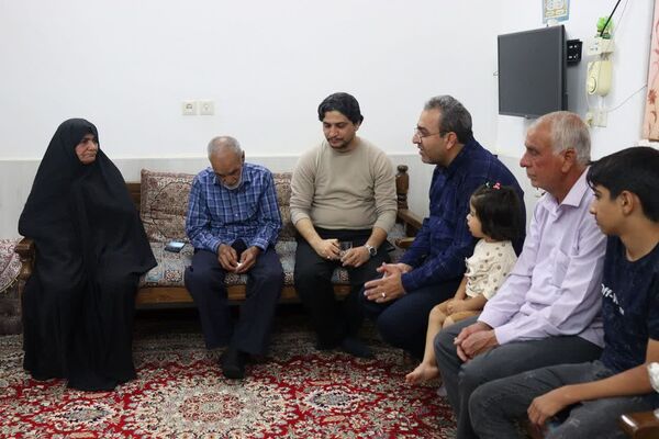 دیدار خبرنگاران پانا با خانواده شهدا