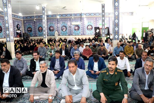  آیین تکریم و معارفه فرمانده ناحیه مقاومت بسیج شهرستان باشت