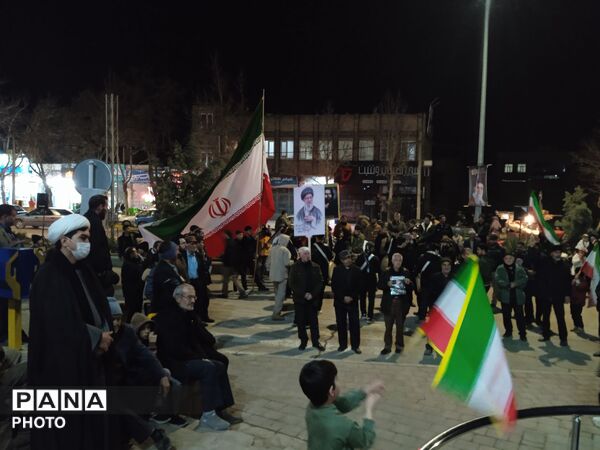  تجمع بزرگ مردم غیور و خونخواه شهرستان نیشابور