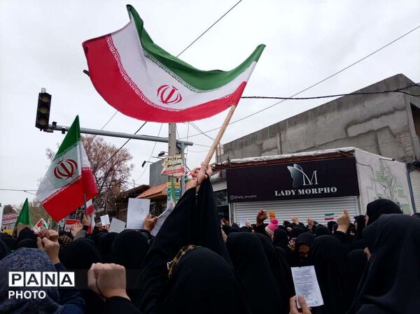 راهپیمایی روز جهانی قدس در شهرستان خلیل‌آباد 