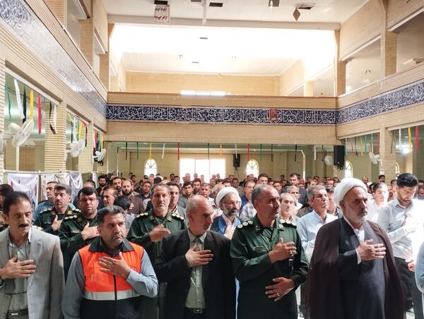  مراسم سوگواری به‌مناسبت شهادت شهدای خدمت در شهرستان چرداول